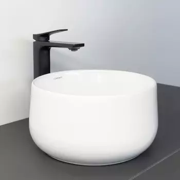 Раковина накладная Comforty 36 см CF3087A белая