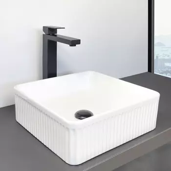 Раковина накладная Comforty 38 см CF178608X белая