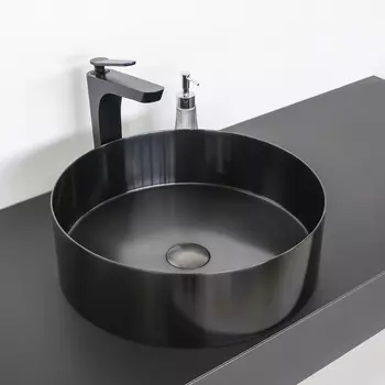 Раковина накладная Comforty 40 см CF8WBTD39NMBG графит