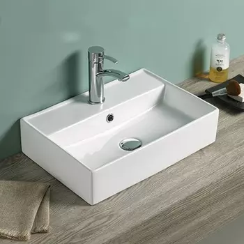 Раковина накладная Comforty 7657D 50 см белая