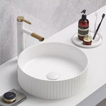 Раковина накладная Comforty 78728 36 см белая