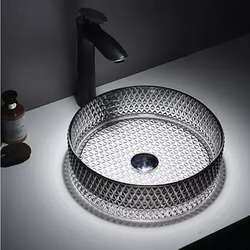 Раковина накладная Comforty GL10 36 см черная