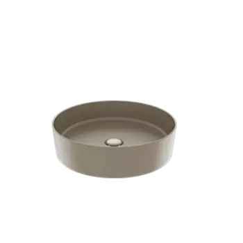 Раковина накладная Creavit Loop 45х45 LP145-00CM00E-0000 капучино