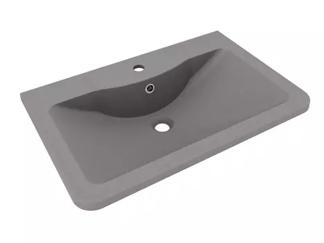 Раковина накладная Florentina Аллегро 70 см 10.020.00700.307 серый шёлк