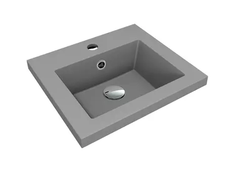 Раковина накладная Florentina Анита 40 см 10.150.00400.307 серый шёлк