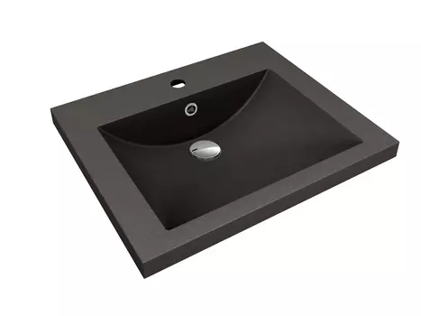 Раковина накладная Florentina Анита 58 см 10.150.00580.302 антрацит