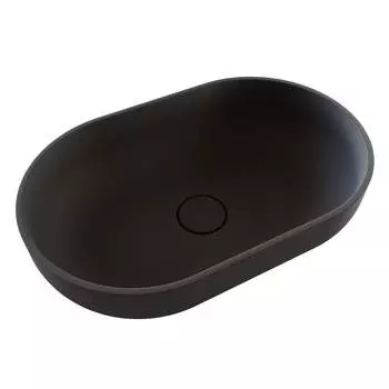 Раковина накладная Florentina Асти 55 см 10.340.00550.302 антрацит