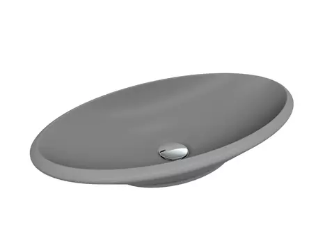 Раковина накладная Florentina Диана 70 см 10.122.00700.307 серый шёлк