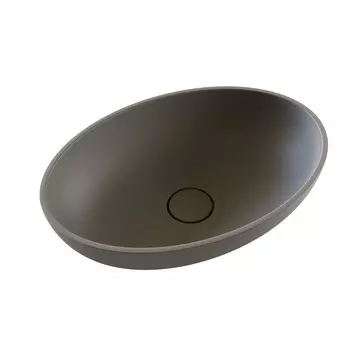 Раковина накладная Florentina Олива 50 см 10.350.00500.307 серый шёлк