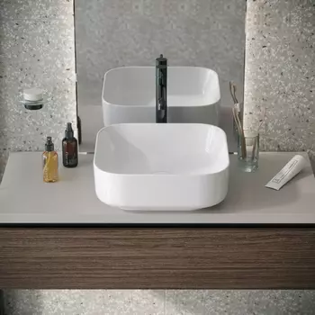 Раковина накладная Grossman Falcon 38 см GR-3055 белая