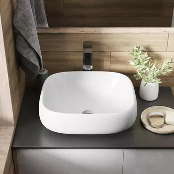 Раковина накладная Grossman Falcon 45 см GR-3053 белая