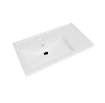 Раковина накладная Grossman Фостер 80 cм белая