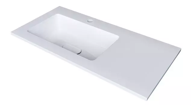 Раковина накладная Grossman Лофт 90 см 4627173210799 белая