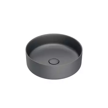 Раковина накладная Iddis Ray 36 см RAYGM03i27 серый матовый