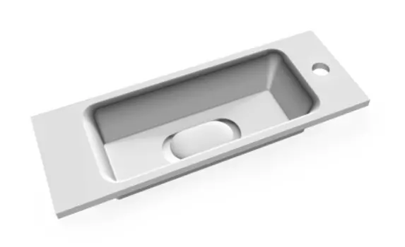 Раковина накладная Jorno Modul Mol.08.60/W/JR 60х21 белая