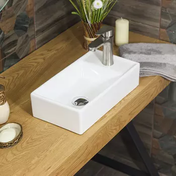 Раковина накладная Melana 41 см MLN-320351 белая