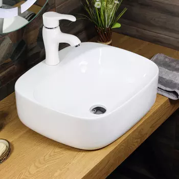 Раковина накладная Melana 50 см MLN-320305 белая