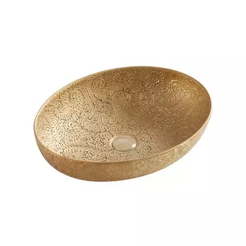 Раковина накладная Melana 51 см MLN-320316MGS золото