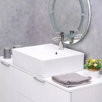 Раковина накладная Melana 53 см MLN-78182 белая