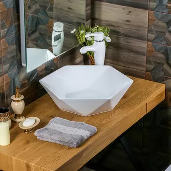 Раковина накладная Melana 54 см MLN-320342 белая