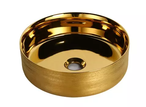 Раковина накладная Milleau BOUTIQUE 36 см MU7044A-EGG/MG золото