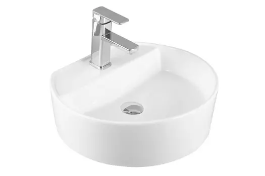 Раковина накладная Milleau GLACE 48 см MU7055-GW белая глянцевая