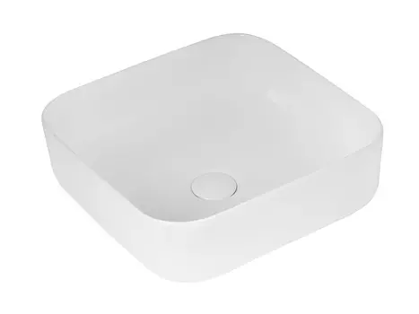 Раковина накладная Milleau MIEL 39 см MU0083-GW белая глянцевая