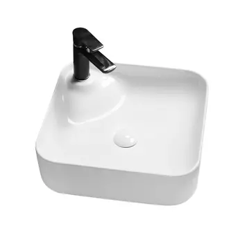 Раковина накладная Milleau MIEL 43 см MU0082-GW белая глянцевая