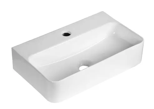 Раковина накладная Milleau MIEL 45 см MU0072B-GW белая глянцевая