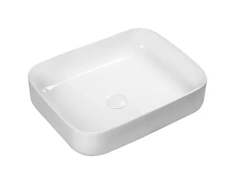 Раковина накладная Milleau MIEL 50 см MU0084-GW белая глянцевая