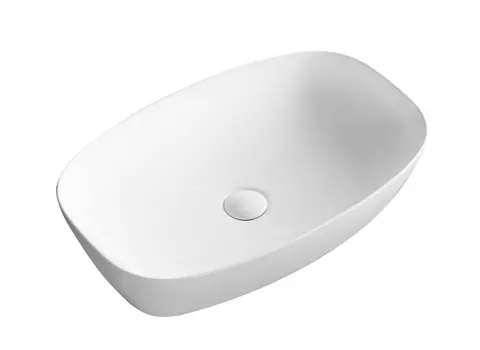 Раковина накладная Milleau MIEL 60 см MU0063-GW белая глянцевая