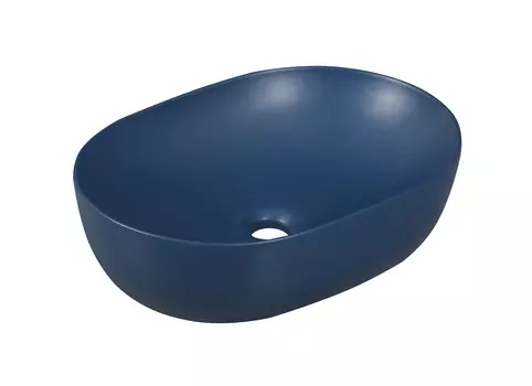 Раковина накладная Milleau NUAGE 49 см MU7100K-MDBI темно-синяя матовая, индиго