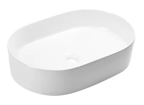 Раковина накладная Milleau NUAGE 50 см MU0055B-GW белая глянцевая