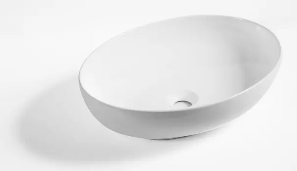 Раковина накладная Milleau NUAGE 52 см MU0019-GW белая глянцевая