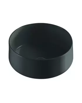 Раковина накладная Orange B07-345B 35 см черная матовая