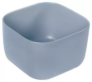 Раковина накладная SantiLine 37 см SL-1111BM голубая матовая