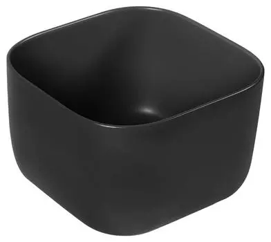 Раковина накладная SantiLine 37 см SL-1111MB черная матовая