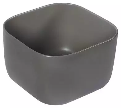 Раковина накладная SantiLine 37 см SL-1111MG серая матовая