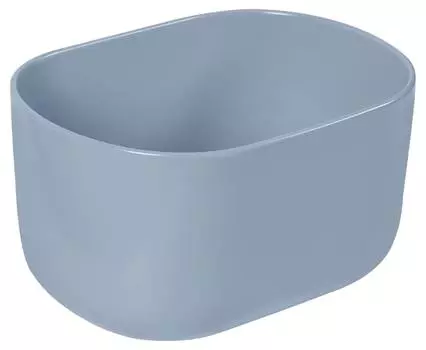 Раковина накладная SantiLine 46 см SL-1113BM голубая матовая