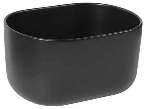 Раковина накладная SantiLine 46 см SL-1113MB черная матовая