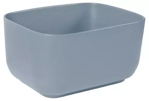 Раковина накладная SantiLine 47 см SL-1112BM голубая матовая