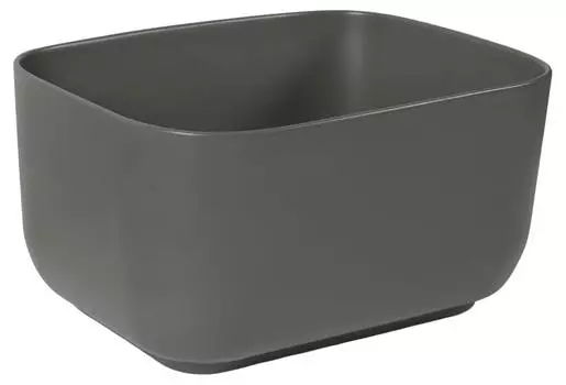 Раковина накладная SantiLine 47 см SL-1112MG серая матовая