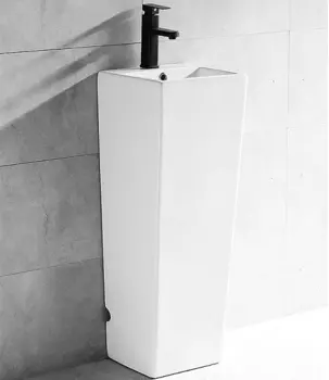 Раковина напольная CeramaLux 34 см NB147 белая