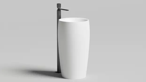 Раковина напольная Salini Alda 03 S-Stone 130321M белая матовая