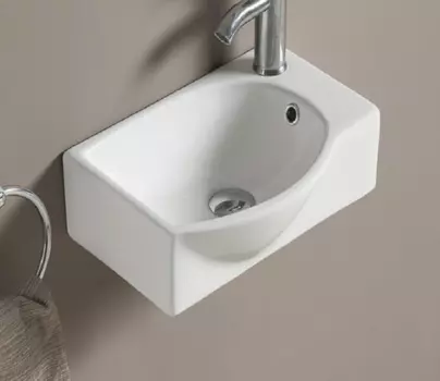 Раковина подвесная CeramaLux 40 см 78404L белая