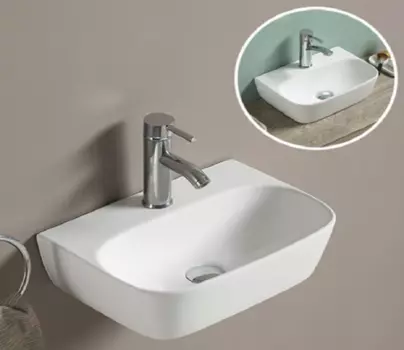 Раковина подвесная CeramaLux 43 см 78401 белая