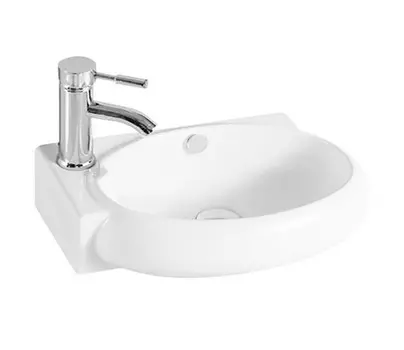 Раковина подвесная CeramaLux 43 см 9100R белая