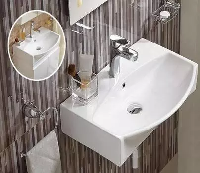 Раковина подвесная CeramaLux 60 см 78014D белая