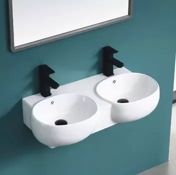 Раковина подвесная CeramaLux 81 см B2004 белая