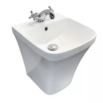 Раковина подвесная Comforty 37 см 500P белая